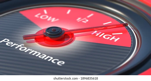 High-Performing Leadership Team Gauge Indicating Maximum Performance